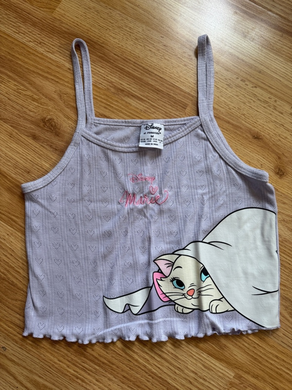 Disney “Marie” Peek-A-Boo Cami - size M - Picture 3 of 10